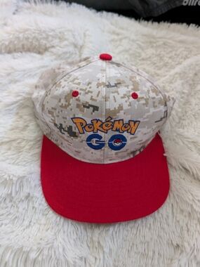 Pokemon Go Camouflage Adjustable Baseball Hat Men's
